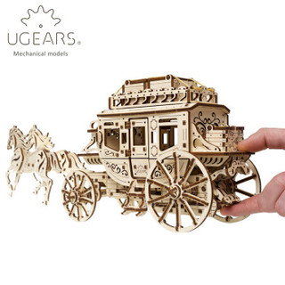 Ugears·木质机械传动模型驿马车