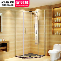KAMLER 卡姆勒 K1010 钻石型淋浴房 0.9*0.9*1.9m