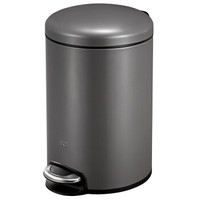 EKO 9113TG 家用脚踏翻盖不锈钢垃圾筒 8L