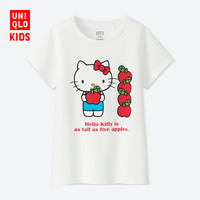  UNIQLO 优衣库 SANRIO 印花短袖T恤 120cm 白色
