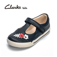 Clarks 其乐 Blossom9 女童休闲浅口鞋 蓝色（261336477） 24(UK7)