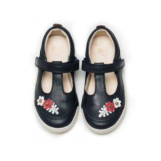 Clarks 其乐 Blossom9 女童休闲浅口鞋 蓝色（261336477） 24(UK7)