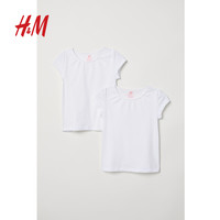 H&M 童装 女童短袖上衣 2件装