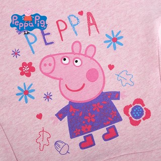  Peppa Pig 小猪佩奇 女童打底衫T恤 110cm 粉红色
