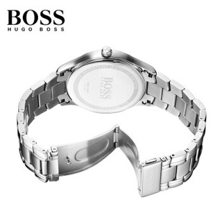 HUGO BOSS 雨果波士 GOVERNOR系列 1513488 男士时尚石英手表 黑盘 钢带