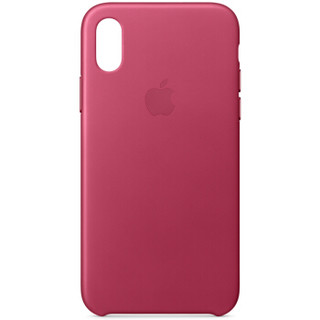 Apple 苹果 iphonex 皮革手机壳 暖粉色