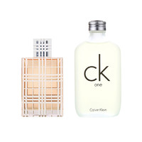Calvin Klein 卡尔文·克莱 ONE中性淡香水 100ml+BURBERRY 博柏利 英伦迷情香水 50ml 香水套装