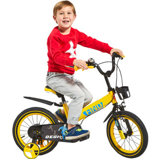 Huizhi 荟智 HB1401-L651 儿童自行车 黄色 14寸