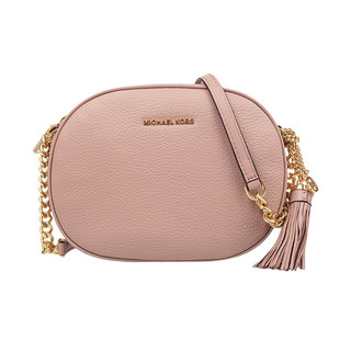 MICHAEL KORS 迈克·科尔斯 Ginny Medium Messenger系列 女士单肩斜挎包 30H6GGNM2L 黑色