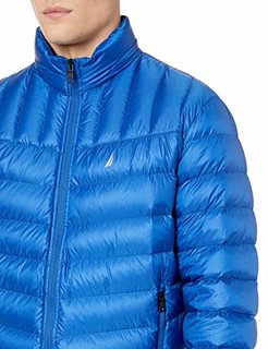 NAUTICA 诺帝卡 Down Packable Puffer 男士便携羽绒服 蓝色 M 