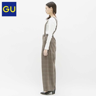 GU 极优 302658 女士阔腿背带裤