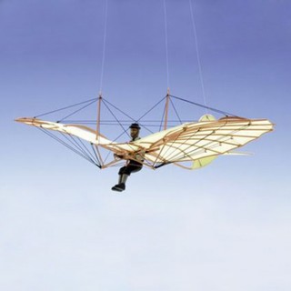 aerobase·大型黄铜拼装模型·滑翔机之父1894