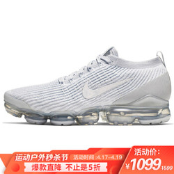 耐克NIKE 男子 板鞋/复刻鞋 气垫 NIKE AIR VAPORMAX FLYKNIT 3 运动鞋 AJ6900-102 白色 43码