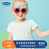 OLD NAVY 老海军 203702 女童纯棉条纹针织连衣裙