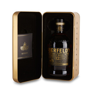 Aberfeldy 艾柏迪 12年 苏格兰高地单一麦芽威士忌 金装礼盒 700ml