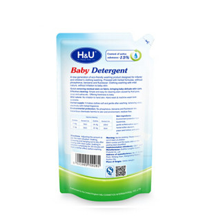 H&U 婴儿洗衣液 500ml*3包