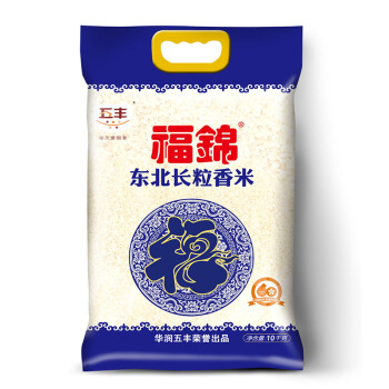 华润五丰福锦长粒香大米10kg2件