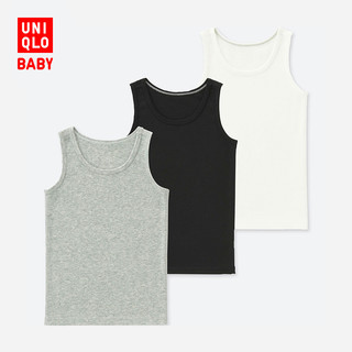 优衣库 UNIQLO 404307 儿童全棉罗纹背心 3件装 