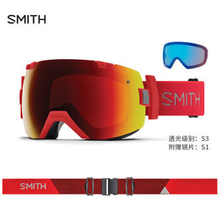 SMITH I/OX Chromapop 可换镜片滑雪镜 红镜红框IL7CPRRIE19-GA