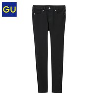 GU 极优 301437 女士修身中腰高弹牛仔裤