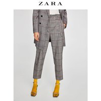 ZARA 07901245809 高腰格子裤