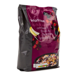 waitrose 水果浆果什锦牛奶早餐麦片 1kg