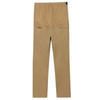 無印良品 MUJI 无印良品 孕妇超弹紧身裤 九分长 米色 S