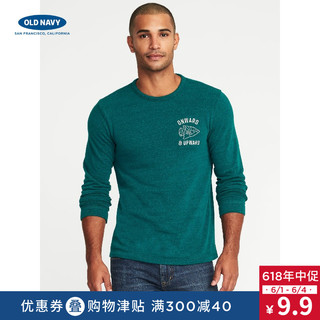 OLD NAVY 135126 圆领针织长袖T恤