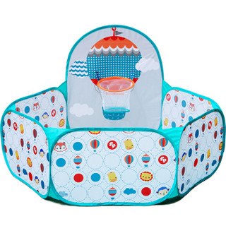 Fisher-Price 海洋球池 布制投篮儿童海洋球池 球池围栏（配25个海洋玩具球）F0316新年礼物礼品送宝宝