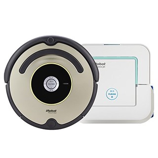 iRobot Roomba 528 扫地机器人+Braava jet 241 擦地机器人 