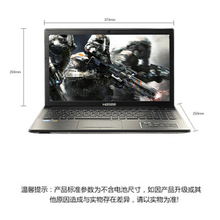 Hasee 神舟 战神 K670D-G4D4  15.6英寸游戏笔记本（G4900、4G、1T、1050 4G）