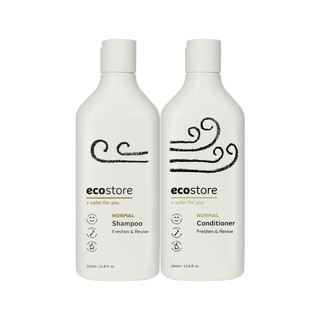 eco store 无硅油滋润柔顺洗护套装（洗发水220ml+护发素220ml） 