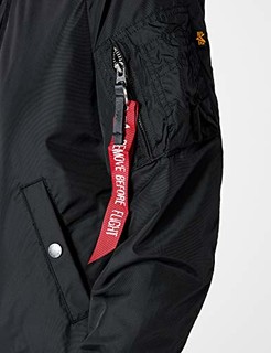 Alpha INDUSTRIES MA-1 TT 女款飞行员夹克 M 黑色 