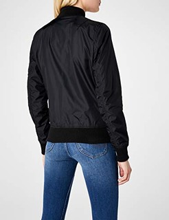 Alpha INDUSTRIES MA-1 TT 女款飞行员夹克 M 黑色 