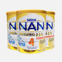 雀巢贝巴 BEBANestlé 雀巢 NAN 能恩 HA 半水解幼儿奶粉 4段 800g*3罐