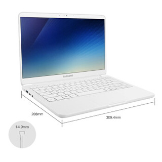 SAMSUNG 三星 星曜900X3T 13.3英寸 笔记本电脑 (白色、酷睿i5-8250U、8GB、256GB SSD、核显)