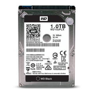 WD 西部数据 黑盘 1TB WD10JPLX 2.5英寸机械硬盘