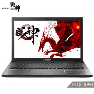 Hasee 神舟 战神 T6-X4D1 15.6英寸游戏本 （G4560、4GB、1TB、GTX1050 2G）