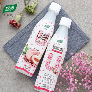 Lohas 悦活 蜜桃U格 乳酸菌果汁饮料 350ml*15瓶