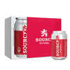 Sourcy 天然气泡矿泉水 330ml*24 (24罐、330ml*24)