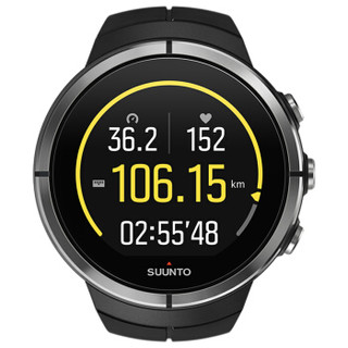 SUUNTO 颂拓 Spartan Ultra 斯巴达极限系列 户外运动心率表 黑色 精钢款