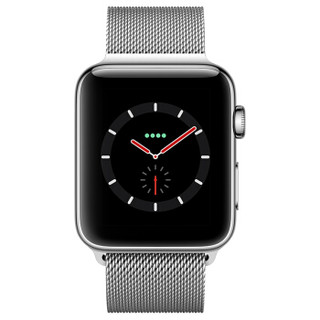  Apple 苹果 Watch Series 3智能手表（GPS+蜂窝网络款 42毫米 米兰尼斯表带）