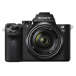 SONY 索尼 Alpha 7 II 全画幅 微单相机 黑色 FE 28-70mm F3.5 OSS 变焦镜头+FE 50mm F1.8 定焦镜头 双头套机