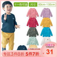 SENSHUKAI 千趣会 BABY CHILD GITA  C00356 儿童印花罗纹长袖T恤