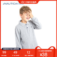 NAUTICA 诺帝卡 男童长袖Polo T恤