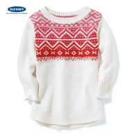 Old Navy 老海军  344174-1Z 女童几何图案毛衣