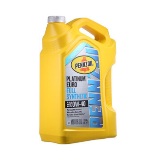 PENNZOIL 鹏斯 Platinum Euro 全合成机油 0W-40 SN 5QT