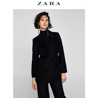 ZARA  03057244800 女士羊毛混纺大衣