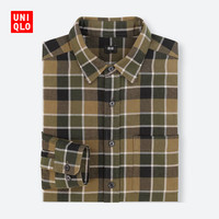 UNIQLO 优衣库 401840 男士法兰绒衬衫 