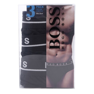 HUGO BOSS 50236742 男士内裤 3条装